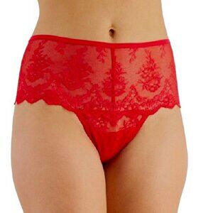 INC International Concepts High Waist Lace Thong X LARGE (11-AL)